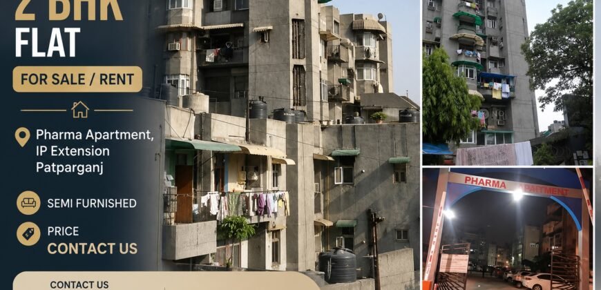 2 BHK Flat for Sale in Pharma Apartment, IP Extension