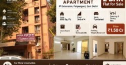 2 BHK Flat for Sale in Vardan Apartment, IP Extension