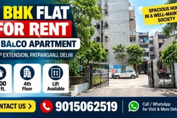2 BHK Flat for Rent in Balco Apartment, IP Extension, Patparganj