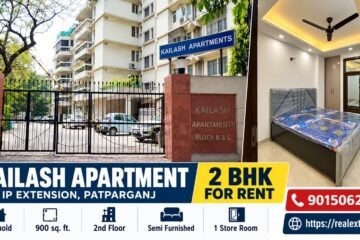 2 BHK for Rent in Kailash Apartment, IP Extension