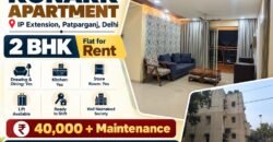 2 BHK for Rent in Konark Apartment, IP Extension, Patparganj, Delhi