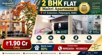 2 BHK Flat with 1000 SqFt for Sale in Maitri Apartment, IP Extension