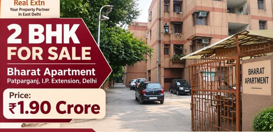 2 BHK for Sale in Bharat Apartment, Patparganj
