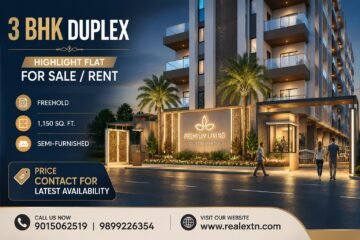 3 BHK Duplex for Sale in Trilok Apartment, IP Extension