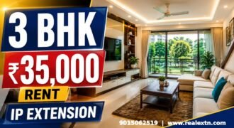3 BHK Duplex for Rent in Ashirwad Apartment, IP Extension, Patparganj