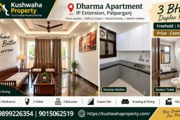 3 BHK Duplex for Sale in Dharma Apartment, IP Extension