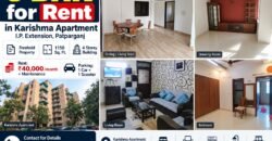 3 BHK Flat for Rent in Karishma Apartment, I.P. Extension