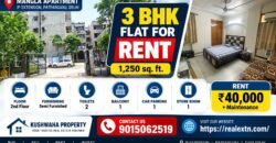 3 BHK Flat for Rent in Mangla Apartment, IP Extension