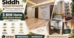 3 BHK Flat for Rent in Siddh Apartment, IP Extension, Patparganj