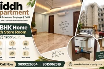 3 BHK Flat for Rent in Siddh Apartment, IP Extension, Patparganj