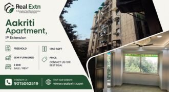 3 BHK Flat for Sale in Aakriti Apartment, IP Extension, Delhi