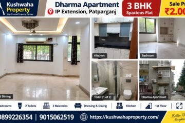 3 BHK for Sale in Dharma Apartment, IP Extension, Delhi