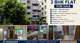 3 BHK Flat for Sale in Neethi Apartment, IP Extension, East Delhi