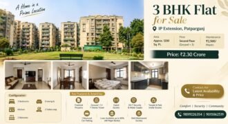 3 BHK Flat for Sale in Pharma Apartment, IP Extension, Patparganj