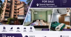 Available 3 BHK Flat for Sale in Saransh Apartment, IP Extension