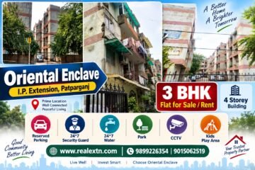 Buy Now 3 BHK Flat in Oriental Enclave, I.P. Extension, Patparganj