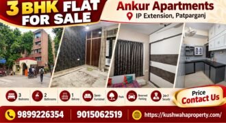 Spacious 3 BHK Ground Floor Home in Ankur Apartments