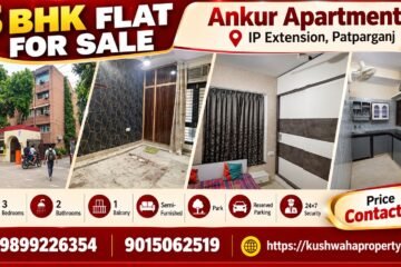 Spacious 3 BHK Ground Floor Home in Ankur Apartments