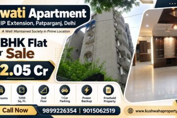 3 BHK Semi-Furnished for Sale, Swati Apartment, IP Extension