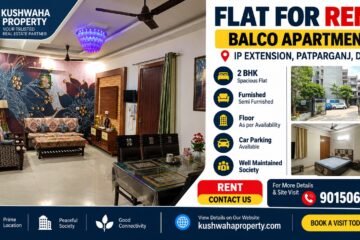 3 BHK Rental Flat in Balco Apartment, IP Extension Delhi