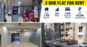 Rental Flat 3 BHK in Shikha Apartment, IP Extension