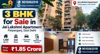 3 BHK for Sale in Jai Lakshmi Apartment, Patparganj