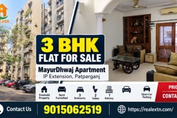 3 Bedroom for Sale in Mayur Dhwaj Apartment, IP Extension