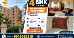 4 BHK for Sale in Mitradweep Apartments, IP Extension, Patparganj