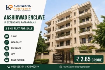 Aashirwad Enclave 3 BHK Flat Sale in IP Extension, Patparganj