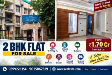 2 BHK Flat 1100 sqft for Sale in Brothers Apartment, IP Extension,