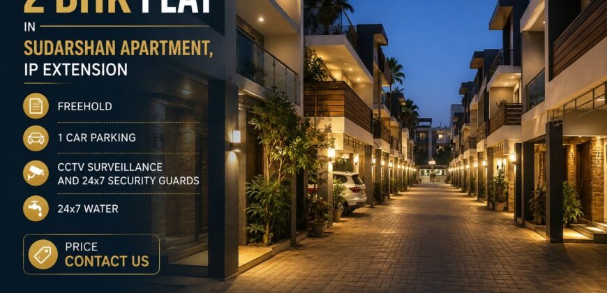 Buy 2 BHK Flat in Sudarshan Apartment, IP Extension