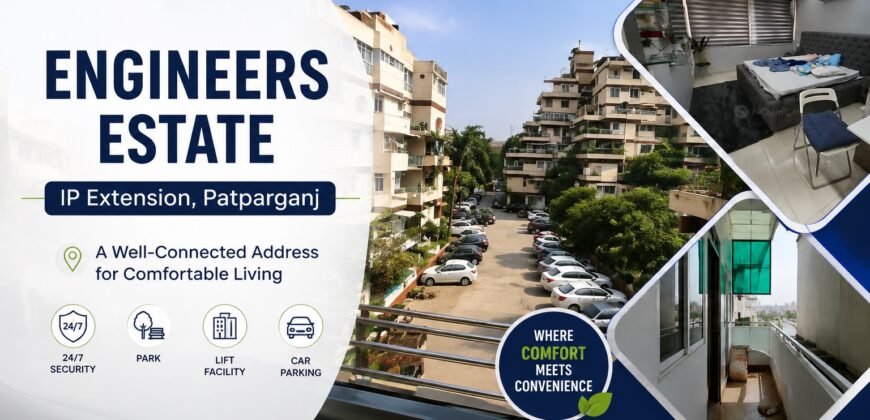 2 BHK Flat for Sale in Engineers Estate, IP Extension, Patparganj