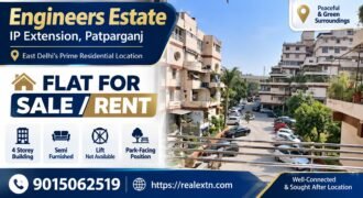 3 BHK Flat for Rent in Engineers Estate, IP Extension, Patparganj