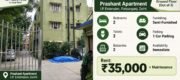 Rental Flat 2 BHK in Prashant Apartment, IP Extension