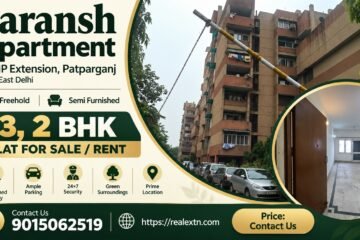 2 BHK Flat for Rent, Saransh Apartment IP Extension, Patparganj
