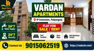 Vardan Apartment 2 BHK Flat with Lift for Sale in IP Extension