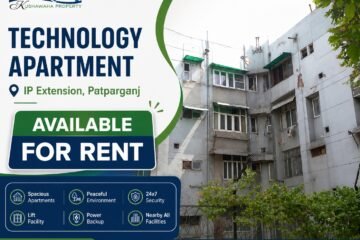 2 BHK Flat for Rent, Technology Apartment IP Extension