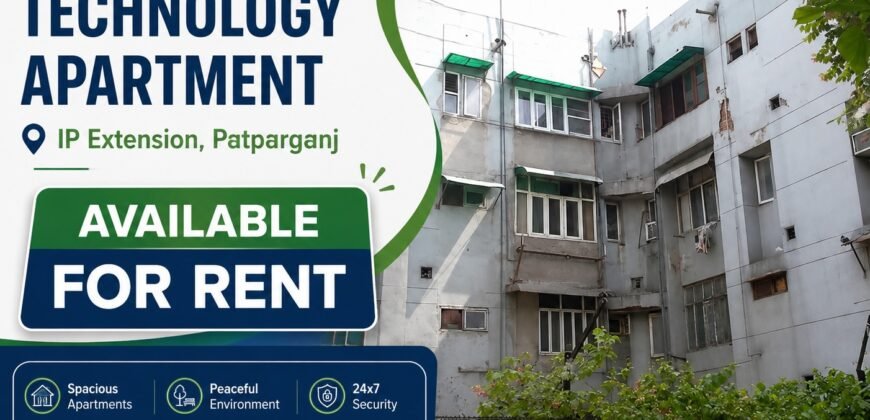 2 BHK Flat for Rent, Technology Apartment IP Extension