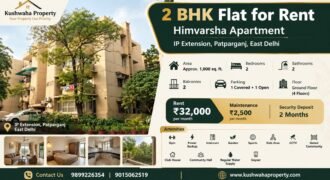 2 BHK Flat for Rent in Himvarsha Apartment, IP Extension, Patparganj