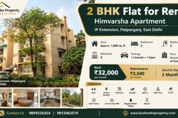 2 BHK Flat for Rent in Himvarsha Apartment, IP Extension, Patparganj