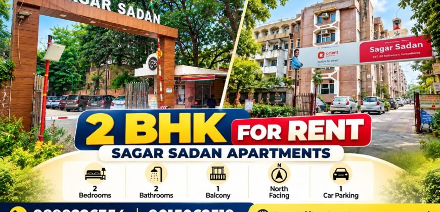 2 BHK Rental Flat in Sagar Sadan Apartments, IP Extension, Delhi