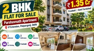 2 BHK for Sale in Parshavnath Apartment, IP Extension, Delhi