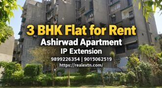 3 BHK Duplex Flat for Rent in Ashirwad Apartment, IP Extension, Delhi