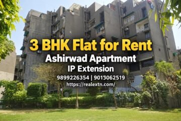 3 BHK Duplex Flat for Rent in Ashirwad Apartment, IP Extension, Delhi