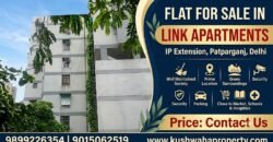 3 BHK Rental Flat in Link Apartment, I.P. Extension, Patparganj