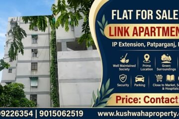 3 BHK Rental Flat in Link Apartment, I.P. Extension, Patparganj