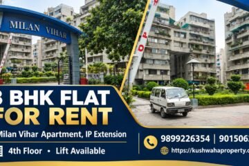 3 BHK for Sale in Milan Vihar Apartment, IP Extension, Delhi