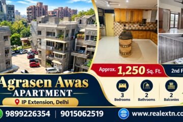 3 BHK Flat for Sale in Agrasen Awas Apartment, IP Extension, Patparganj