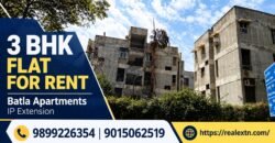 3 BHK Flat for Rent in Batla Apartments, IP Extension, Patparganj