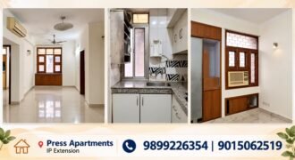 3 BHK Flat – 1200 Sq Ft, Press Apartments IP Extension, Patparganj
